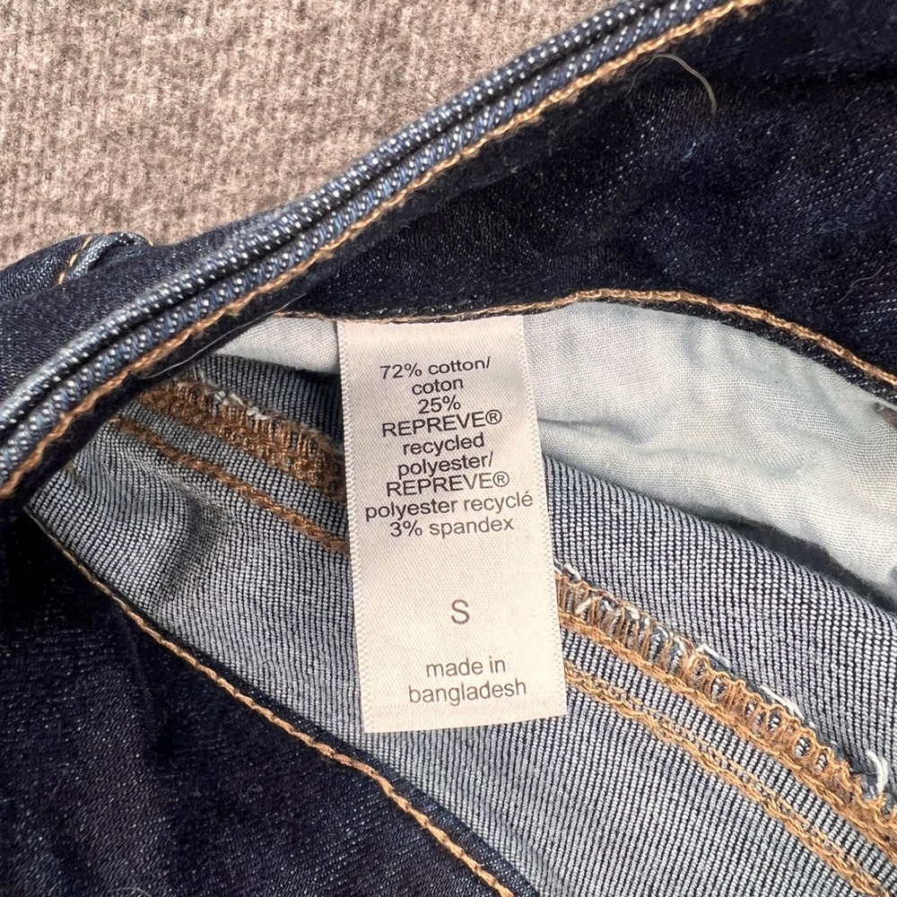 m jeans by maurices Womens Mid Rise Skinny Jeans Dark Wash Blue Size S Stretch - Picture 8 of 12